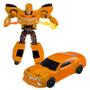 Imagem de Boneco Robô Transforma Em Carro 2 Em 1 Robot Fighter Bots