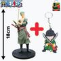 Imagem de Boneco Roronoa zoro 18cm + Chaveiro Roronoa Zoro 5cm - One Piece