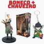 Imagem de Boneco Roronoa zoro 18cm + Chaveiro Roronoa Zoro 5cm - One Piece