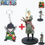 Imagem de Boneco Roronoa zoro 18cm + Chaveiro Roronoa Zoro 5cm - One Piece