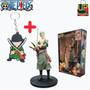 Imagem de Boneco Roronoa zoro 18cm + Chaveiro Roronoa Zoro 5cm - One Piece