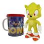 Imagem de Boneco Sonic 16cm Sega Coleção + Caneca Personalizada 350ml