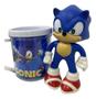 Imagem de Boneco Sonic Azul Clássico Figure + Caneca Personalizada