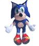 Imagem de Boneco Sonic De Pelúcia 50cm Azul Ouriço Lindo