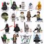 Imagem de Boneco star wars darth vader yoda leia luke stormtrooper bloco de montar