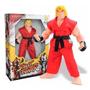 Imagem de Boneco Street Fighter Colecionável Brinquedo 43cm Ken