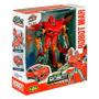 Imagem de Boneco Super Robô Transmutes 2 em 1 Robot War Vermelho L015-17 - Dorémi