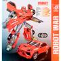 Imagem de Boneco Super Robô Transmutes 2 em 1 Robot War Vermelho L015-17 - Dorémi