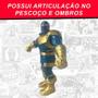 Imagem de Boneco Thanos Brinquedo Marvel Vingadores Articulado Grande