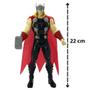 Imagem de Boneco Thor All Seasons Articulado Brinquedo Marvel Vingadores 22cm