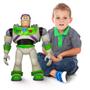 Imagem de Boneco Toy Story Buzz Lightyear Gigante 56CM Articulado Patrulheiro Espacial Brinquedo +De 3 Anos Mimo Toys - 0466