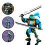 Imagem de Boneco Turtles Of Grayskull Origins Leonardo Hpr01 Mattel HPR00-HPR01