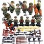 Imagem de Bonecos Blocos De Montar Exército Super Comando Cavalaria