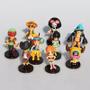 Imagem de Bonecos Coleção One Piece 09 Bonecos Luffy Zoro Action Figures Miniaturas