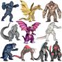 Imagem de Bonecos de Ação Godzilla vs Kong - Conjunto Exclusivo com 10 Figuras Articuladas