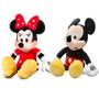 Imagem de Bonecos Mickey e Minnie 45cm Grande Pelúcia com Falas em Português