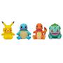 Imagem de Bonecos Pokémon Pikachu, Charmander, Squirtle e Bulbassauro