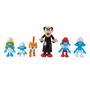 Imagem de Bonecos The Smurfs - Gargamel vs. Smurfs - Pacote com 6