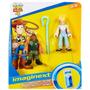 Imagem de Bonecos Toy Story Imaginext Betty Bo Peep e Combate Carl com Acessório Mattel Disney