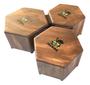 Imagem de Bongô Cajon Triplo Jhamma Percussões Rustic