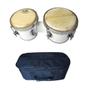 Imagem de Bongo De Madeira 7x8 Com Pele Animal Torelli Tb011 Bc Com Bag