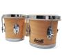 Imagem de Bongo De Madeira 7x8 Com Pele Animal Torelli Tb011