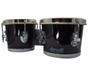 Imagem de Bongô Madeira 7x8 Torelli Tb011 Preto com Pedestal 
