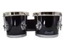 Imagem de Bongô Madeira 7x8 Torelli Tb011 Preto com Pedestal 