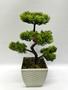 Imagem de Bonsai Artificial Mini Árvore Japonesa de Mesa Vaso Branco Japão