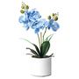 Imagem de Bonsai de Orquídea Artificial Jusdreen - Viva e com Vaso