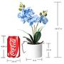 Imagem de Bonsai de Orquídea Artificial Jusdreen - Viva e com Vaso