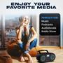 Imagem de Boombox Portátil KLIM B5 com Bluetooth e Rádio FM - Leitor de CD