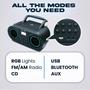 Imagem de Boombox Portátil KLIM B5 com Bluetooth e Rádio FM - Leitor de CD