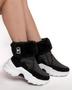 Imagem de Boot sneakers impermeavel cano baixo preto feminino - legut
