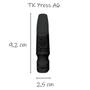 Imagem de Boquilha com rampa p/ Sax Alto nº 6 TK PRESS Durley by TOKAI