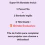 Imagem de Bordado Ingles Com Passa Fita e Fita de Cetim