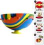 Imagem de Borracha de camuflagem Bouncing Bowl Fidget Toys LYW 4 unidades