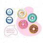 Imagem de Borracha Tris Holic Donuts com 04un.