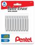 Imagem de Borrachas Pentel Twist-Erase - Pacote com 18 Unidades (Sem Látex)