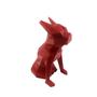 Imagem de Boston Terrier Sentado Low Poly Cachorro Pet 3D Vermelho