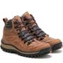 Imagem de Bota Adventure Couro Masculino Cadarço Trilha Durável Resistente Confortável Seguro