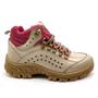 Imagem de Bota Adventure Feminina 5400/36 Creme/Pink