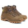 Imagem de Bota Adventure Masculina Coturno N7 de Couro Linha Premium Cor Rato