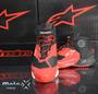 Imagem de Bota Alpinestars CRX Drystar Preto Vermelho Impermeável