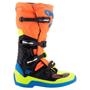 Imagem de Bota alpinestars tech 5 laranja/azul/amarelo fluor