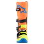 Imagem de Bota alpinestars tech 5 laranja/azul/amarelo fluor