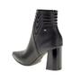 Imagem de Bota Ankle Boot Bico Fino Matelassê Ramarim 2358123 Preto