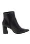 Imagem de Bota Ankle Boot Bico Fino Matelassê Ramarim 2358123 Preto