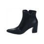 Imagem de Bota Ankle Boot Chelsea Piccadilly Salto Grosso 745188 Preto