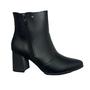 Imagem de Bota Ankle Boot Chelsea Ramarim Salto Grosso 2495101 Preto